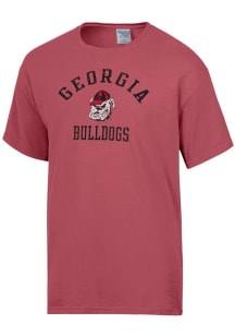 ComfortWash Georgia Bulldogs Crimson Garment Dyed Short Sleeve T Shirt