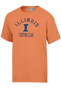 ComfortWash Illinois Fighting Illini Orange Garment Dyed Short Sleeve T Shirt
