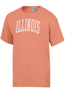 ComfortWash Illinois Fighting Illini Orange Garment Dyed Short Sleeve T Shirt