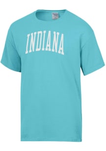 ComfortWash Indiana Hoosiers Teal Garment Dyed Short Sleeve T Shirt