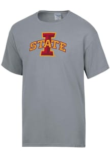 ComfortWash Iowa State Cyclones Charcoal Garment Dyed Short Sleeve T Shirt