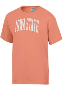 ComfortWash Iowa State Cyclones Orange Garment Dyed Design Short Sleeve T Shirt