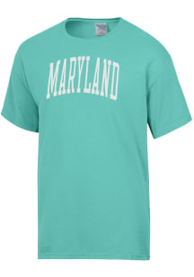 ComfortWash Maryland Terrapins Green Garment Dyed Short Sleeve T Shirt