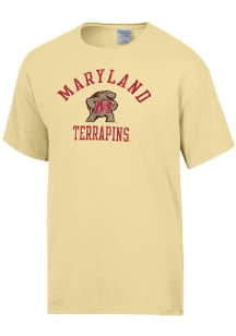 ComfortWash Maryland Terrapins Yellow Garment Dyed Short Sleeve T Shirt