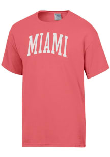 ComfortWash Miami RedHawks Orange Garment Dyed Short Sleeve T Shirt