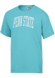 ComfortWash Penn State Nittany Lions Teal Garment Dyed Short Sleeve T Shirt