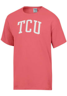 ComfortWash TCU Horned Frogs Orange Garment Dyed Design Short Sleeve T Shirt