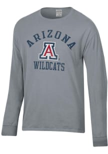ComfortWash Arizona Wildcats Charcoal Garment Dyed Long Sleeve T Shirt