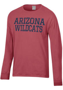 ComfortWash Arizona Wildcats Crimson Garment Dyed Long Sleeve T Shirt