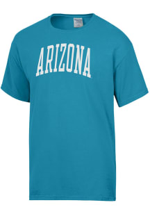 ComfortWash Arizona Wildcats Blue Garment Dyed Short Sleeve T Shirt