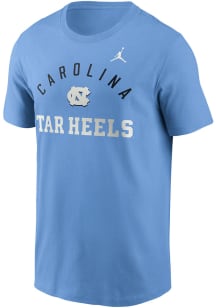 Nike North Carolina Tar Heels Light Blue Cotton Short Sleeve T Shirt
