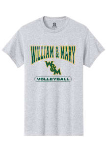 Summit Sportswear William & Mary Tribe Grey Volleyball Short Sleeve T Shirt