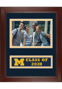 Michigan Wolverines Class of 2028 Picture Frame - Brown