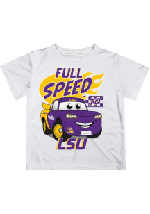 Vive La Fete LSU Tigers Infant Full Speed Short Sleeve T-Shirt White