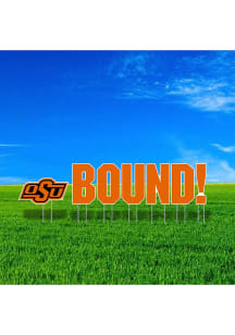 Oklahoma State Cowboys Large Bound Yard Sign - Orange