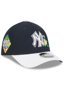 New Era New York Yankees Navy Blue 2026 Spring Training Jr 39THIRTY M Crown Youth Flex Hat