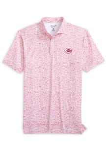 Johnnie O Cincinnati Reds Mens Red Rally Cap Short Sleeve Fashion Polo