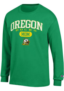 Champion Oregon Ducks Green Pill Box Mom Jersey Long Sleeve T Shirt