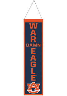 Auburn Tigers 8x32 Slogan Banner - Navy Blue