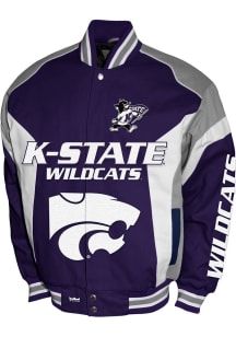 Mens K-State Wildcats Driven Cotton Twill Heavyweight Jacket - Purple