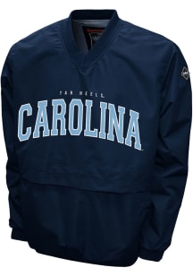 North Carolina Tar Heels Mens Navy Blue Members Windshell Pullover Jackets