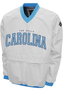 North Carolina Tar Heels Mens White Members Windshell Pullover Jackets