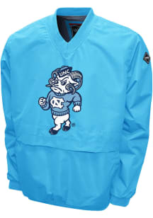 North Carolina Tar Heels Mens Light Blue Big Logo Windshell Pullover Jackets