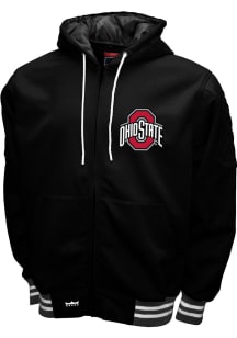 Ohio State Buckeyes Mens Black Grind Hooded Fleece Medium Weight Jacket