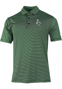 Columbia Michigan State Spartans Mens Green Football Football Sparty Short Sleeve Polo