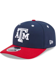New Era Texas A&M Aggies NCAA Replica 9SEVENTY Stretch Snap Adjustable Hat - Navy Blue