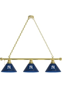 New York Yankees 3 Shade Gold Billiard Lamp