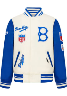 Pro Standard Brooklyn Dodgers Boys White Retro Classics Lightweight Jacket