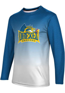 ProSphere Drexel Dragons Navy Blue Zoom Long Sleeve T Shirt