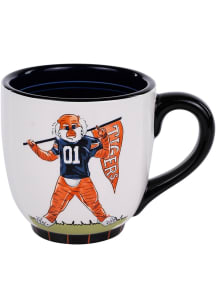 Auburn Tigers 16oz Mascot Ceramic Mug - White