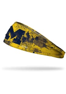 Michigan Wolverines Grunge Mens Headband