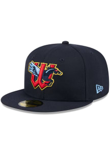 New Era Wichita Wind Surge Mens Navy Blue 2026 MiLB AC 59FIFTY Fitted Hat