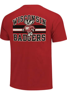 Wisconsin Badgers Red Bucky Short Sleeve T Shirt