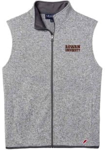 League Rowan University Mens Grey Heather ROWAN UNIVERSITY Sleeveless Jacket