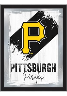 Pittsburgh Pirates Paint Brush Hanging Back Bar Mirror