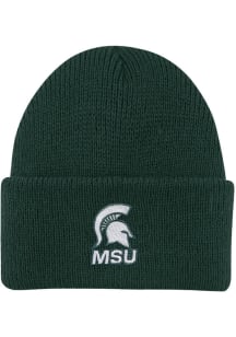 LogoFit Michigan State Spartans Northpole Cuff Baby Knit Hat - Green