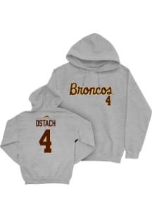 Parker Ostach Campus Ink Western Michigan Broncos Youth NIL Script Long Sleeve Player Hoodie Grey
