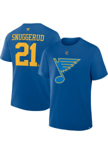 Jimmy Snuggerud St Louis Blues Light Blue Home Short Sleeve Player T Shirt