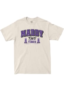 Madison Taylor Northwestern Wildcats Ivory “Two Times” Short Sleeve Fashion Player T Shirt