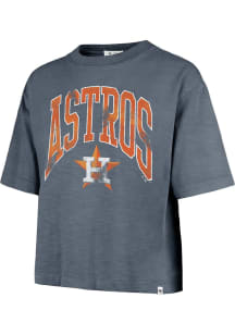 47 Houston Astros Womens Charcoal Mindi Short Sleeve T-Shirt