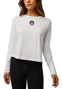 Greyson Chicago Cubs Womens White Sloane Crew Sweatshirt