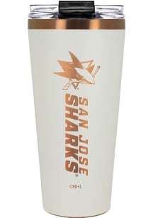 San Jose Sharks 32oz Big Slim Stainless Steel Tumbler - White