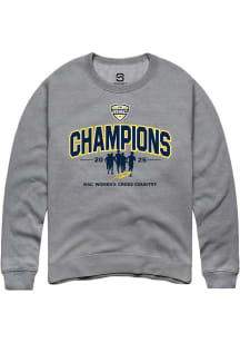 Summit Sportswear Toledo Rockets Mens Graphite 2025 MAC Womens Cross Country Champions Stack Long..