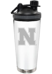 Nebraska Cornhuskers 24oz Stainless Steel Bottle - White