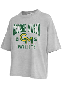 George Mason University Womens Grey Boardwalk Short Sleeve T-Shirt
