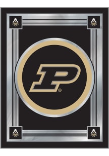 Purdue Boilermakers Logo Hanging Back Bar Mirror